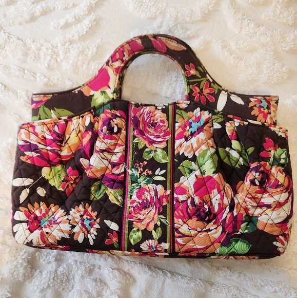 Vera Bradley Handbags - EUC Vera Bradley Clutch Bag.  Beautiful Pink Hues.  UNIQUE BAG